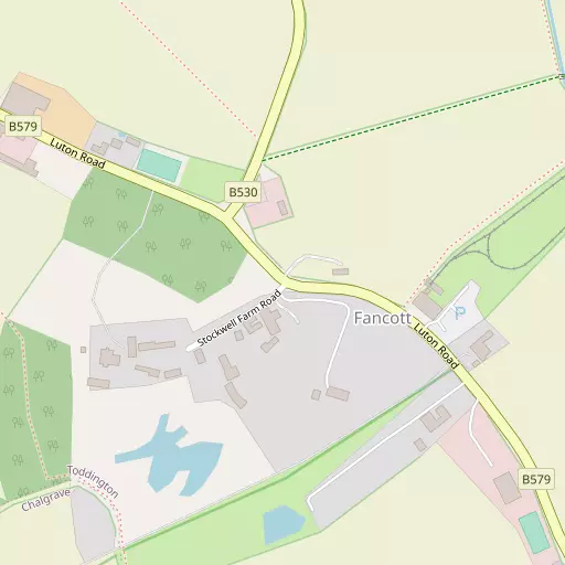 Map of Fancott