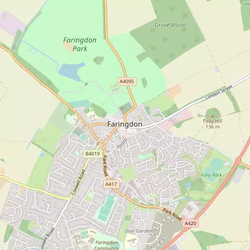 Map of Faringdon