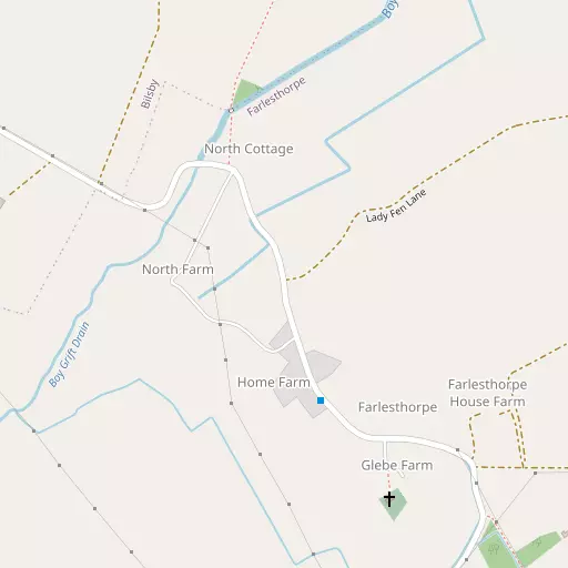 Map of Farlesthorpe