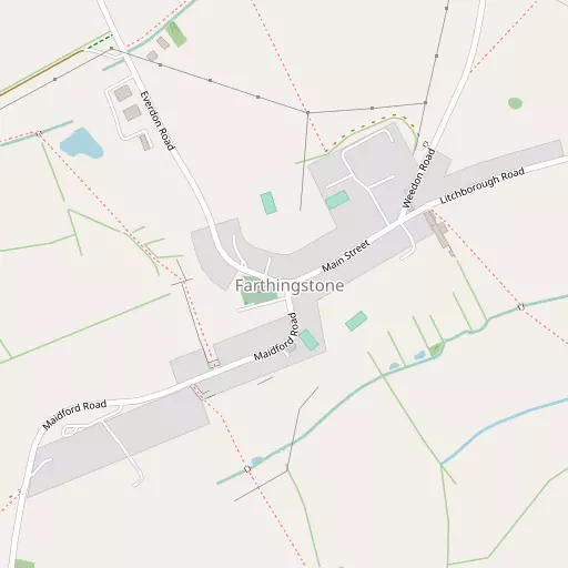 Map of Farthingstone