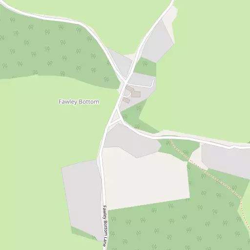 Map of Fawley Bottom