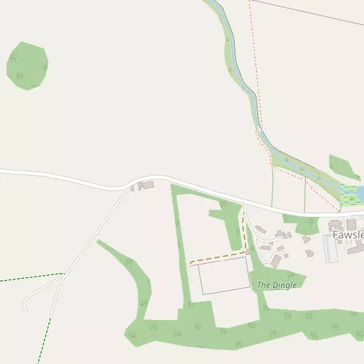 Map of Fawsley
