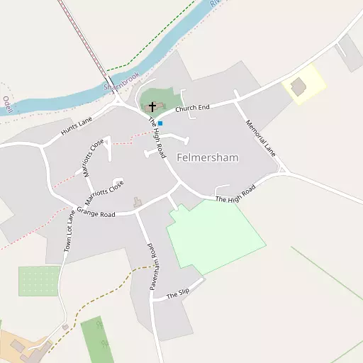 Map of Felmersham