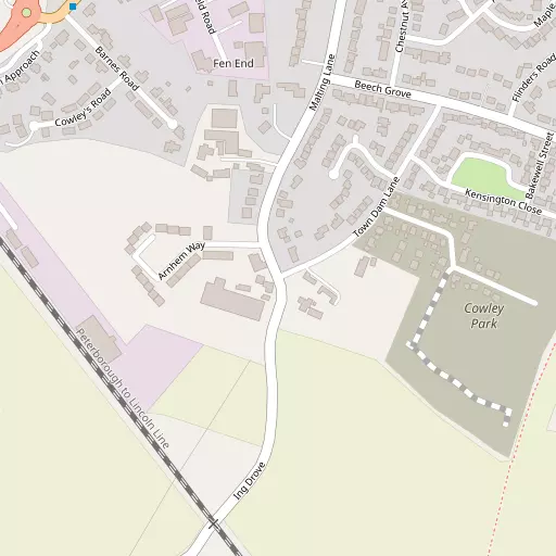 Map of Fen End