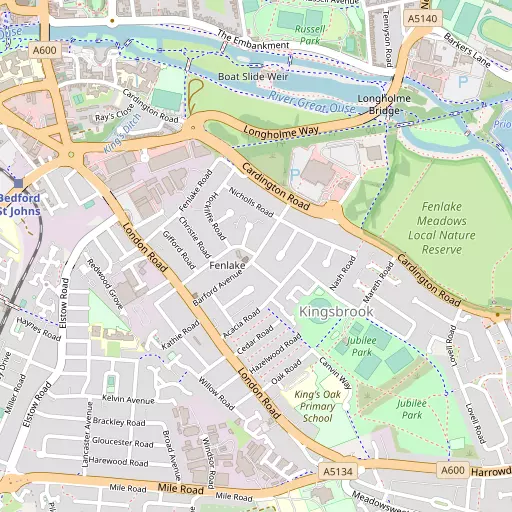 Map of Fenlake