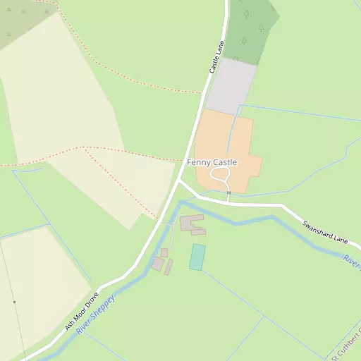 Map of Fenny Castle