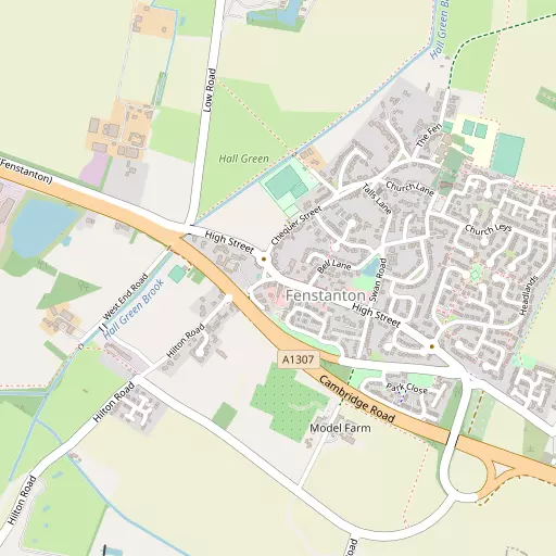 Map of Fenstanton