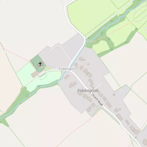 Map of Fiddington