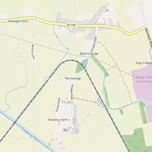 Map of Firsby