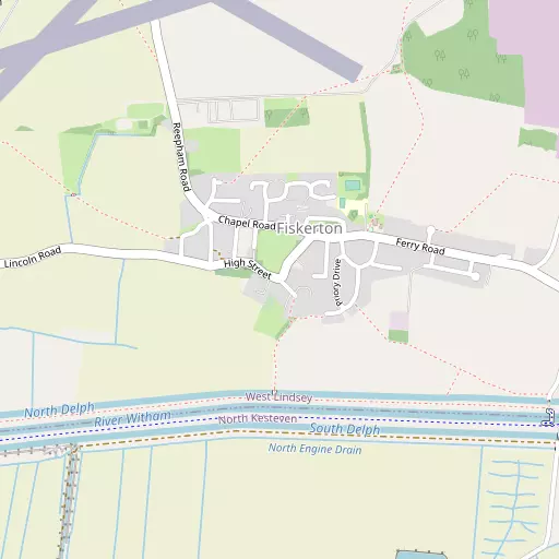 Map of Fiskerton