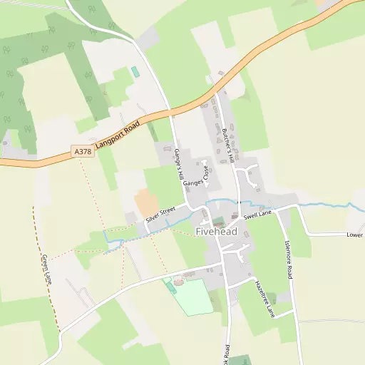 Map of Fivehead