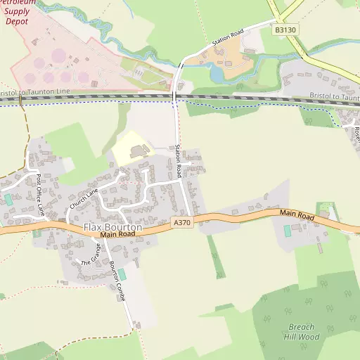 Map of Flax Bourton
