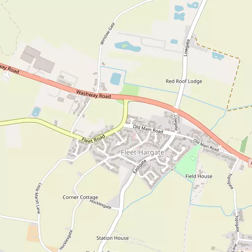 Map of Fleet Hargate
