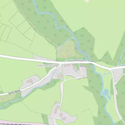 Map of Fletchersbridge