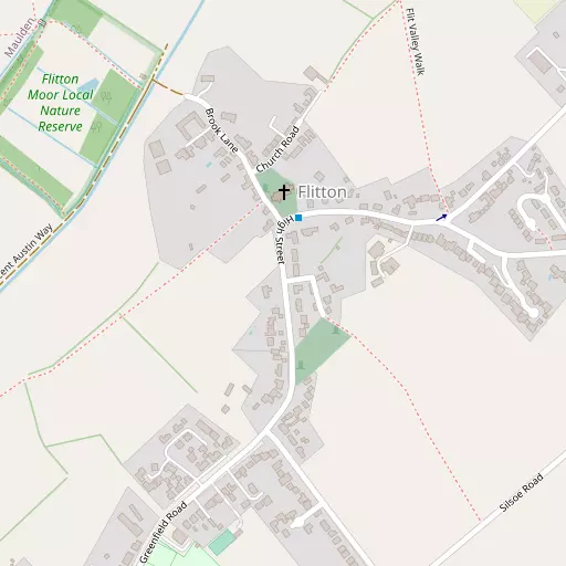 Map of Flitton