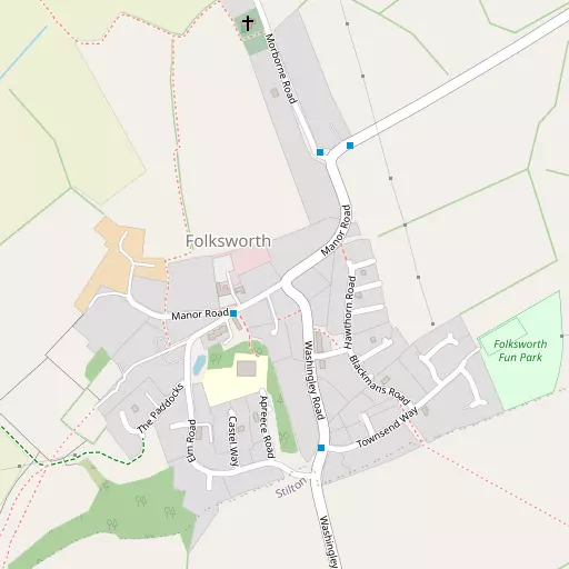 Map of Folksworth