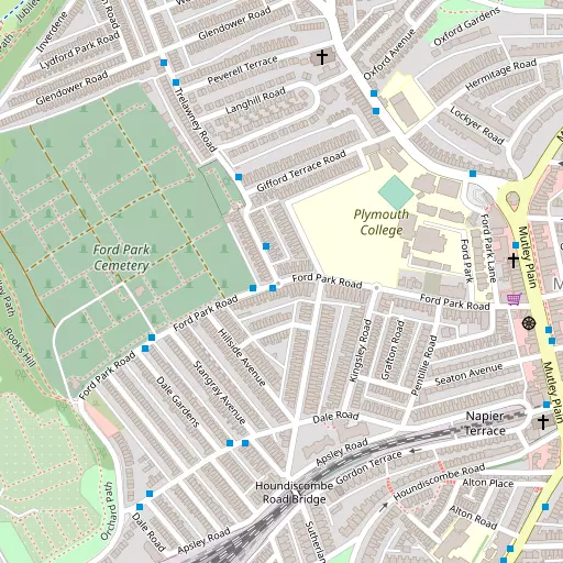 Map of Ford Park