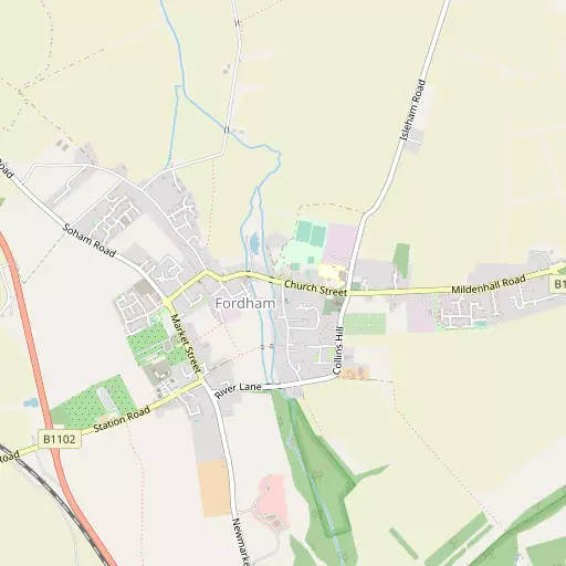 Map of Fordham