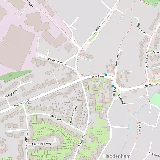 Map of Fort End