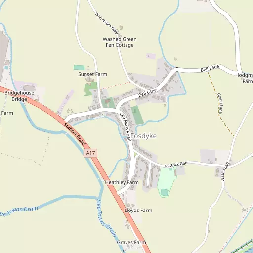 Map of Fosdyke