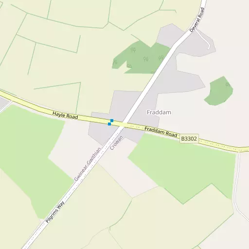 Map of Fraddam