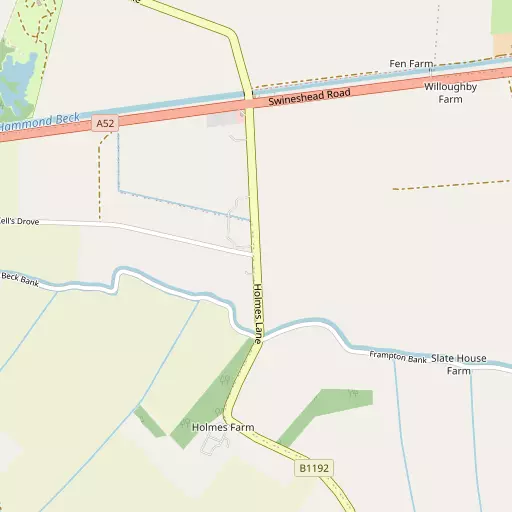 Map of Frampton Fen