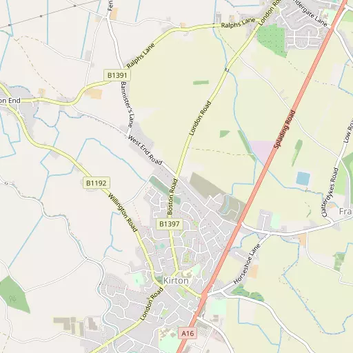 Map of Frampton