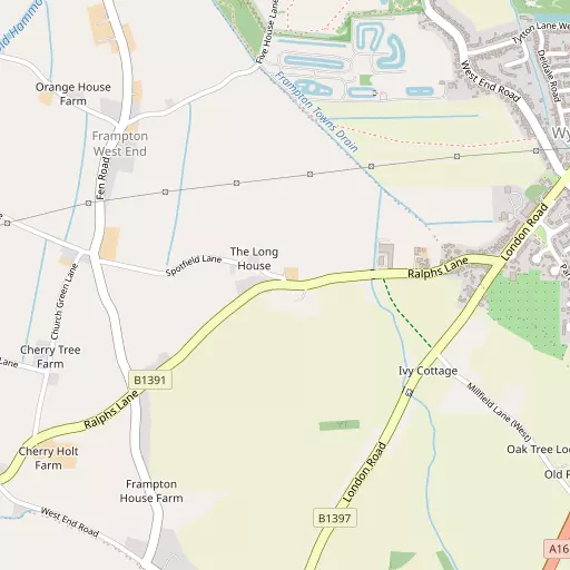 Map of Frampton West End