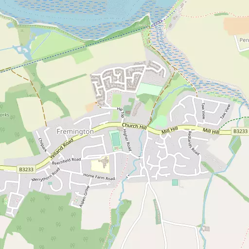 Map of Fremington