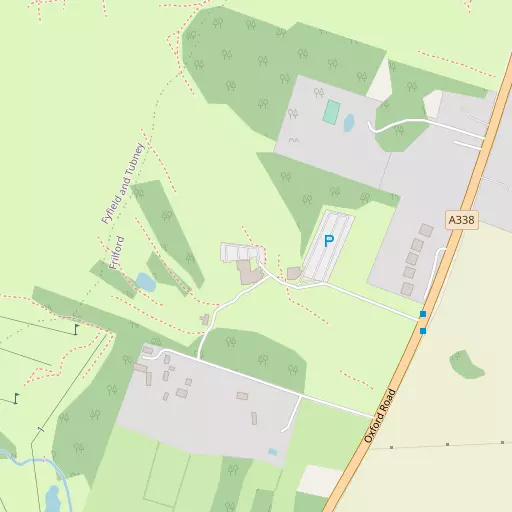 Map of Frilford Heath