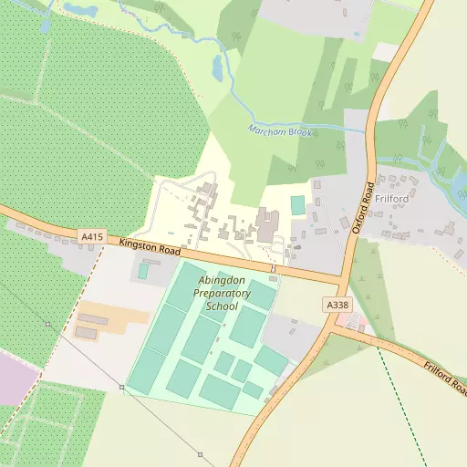 Map of Frilford