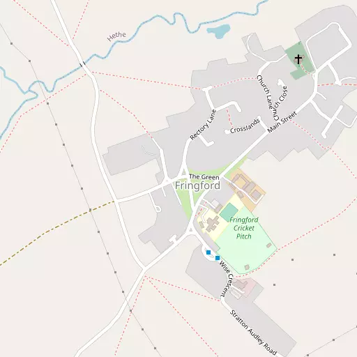 Map of Fringford