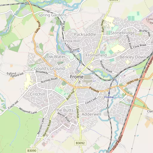 Map of Frome