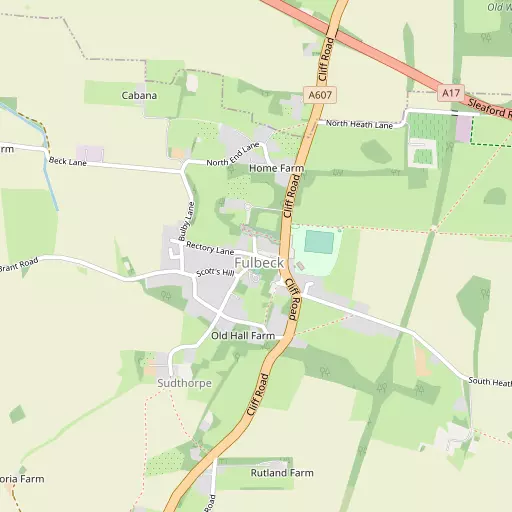 Map of Fulbeck