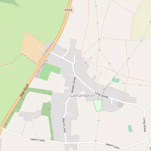 Map of Galhampton