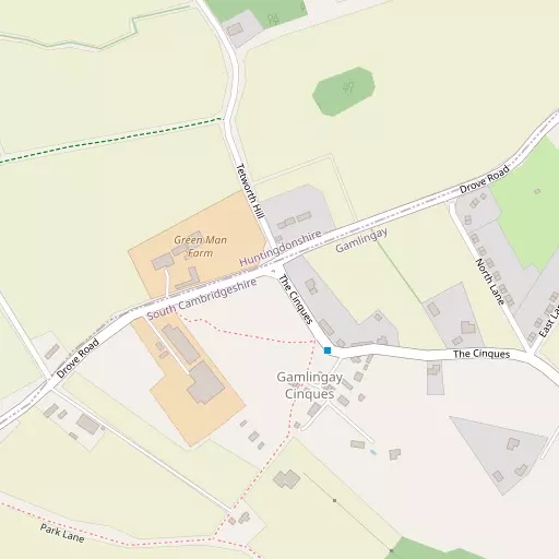 Map of Gamlingay Cinques