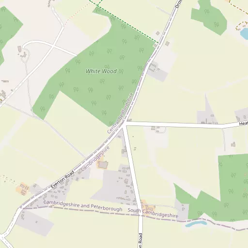 Map of Gamlingay Great Heath