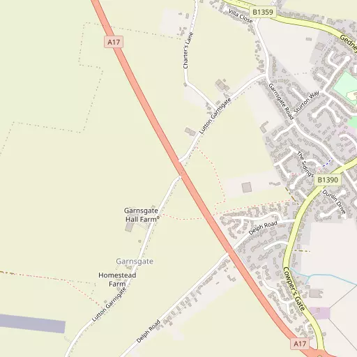 Map of Garnsgate