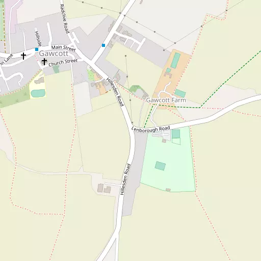 Map of Gawcott