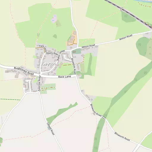 Map of Gayton