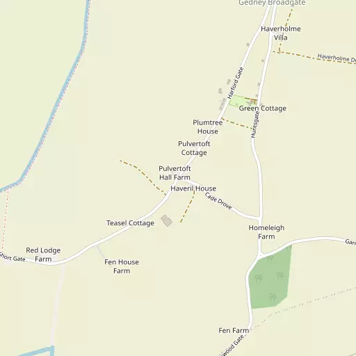 Map of Gedney Broadgate