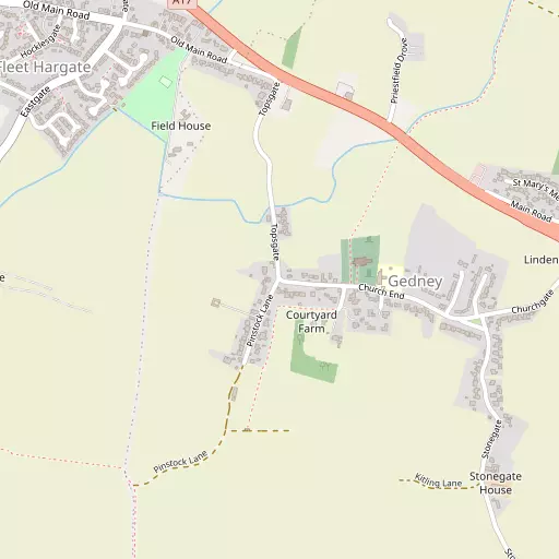 Map of Gedney
