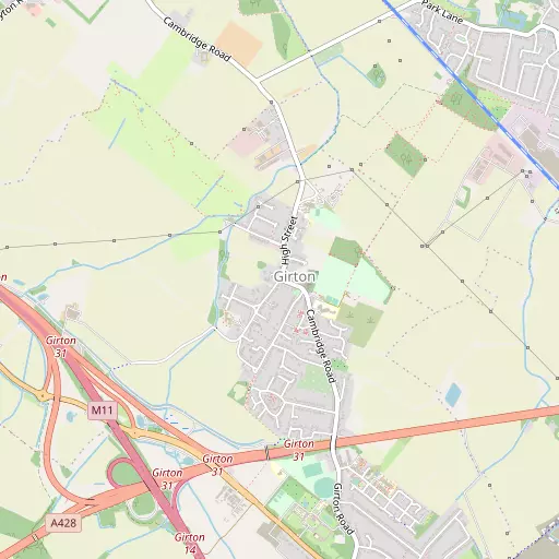Map of Girton