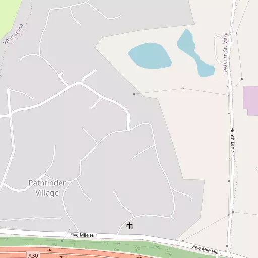 Map of Glanvill's Close