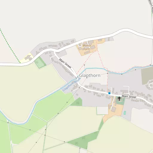 Map of Glapthorn