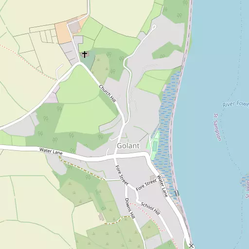 Map of Golant