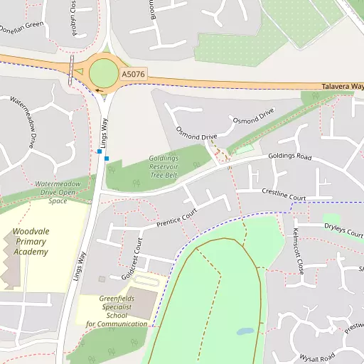 Map of Goldings