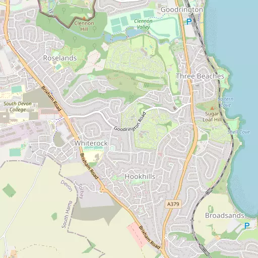 Map of Goodrington