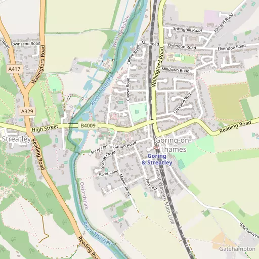 Map of Goring