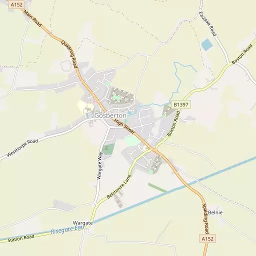 Map of Gosberton